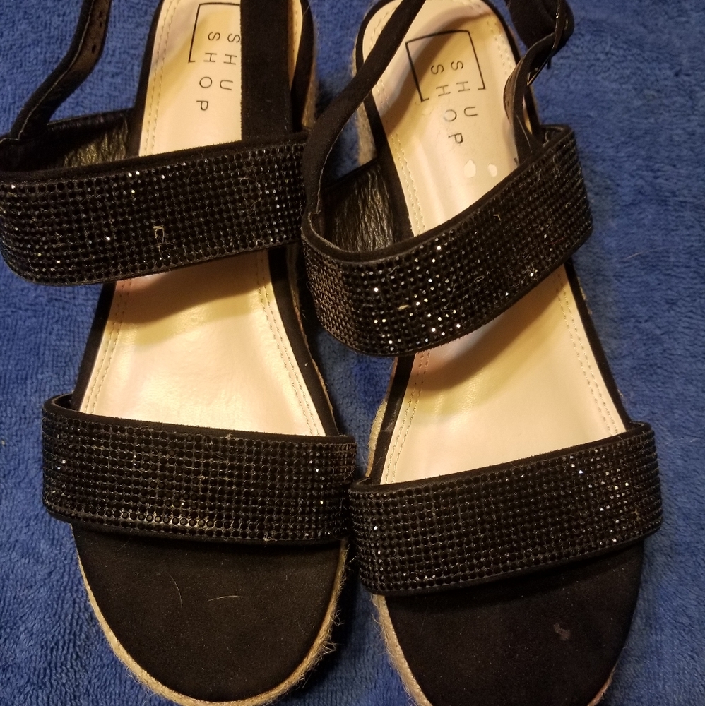 Shu Shop Sparkly Platform Sandal